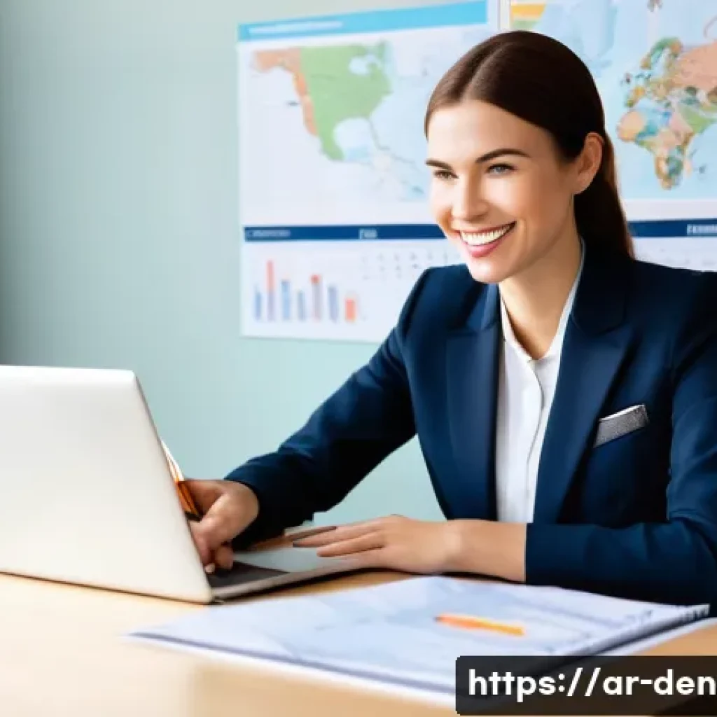 치과위생사 해외 학술대회 준비 - **Prompt 1: Strategic Planning and Excitement for an International Conference**
    "A female dental...